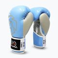 Mănuși de box Rival RB7 Fitness Plus Bag baby blue/grey 2