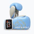 Mănuși de box Rival RB7 Fitness Plus Bag baby blue/grey 3