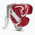 Cască de box Rival RHG100 Professional Headgear red/silver 2