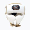 Cască de box Rival RHG100 Professional Headgear white/gold