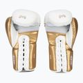 Mănuși de box Rival RS100 Professional white/gold 3
