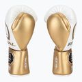 Mănuși de box Rival RS100 Professional white/gold 4
