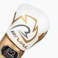Mănuși de box Rival RS100 Professional white/gold 5