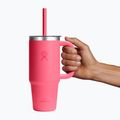 Cană Hydro Flask Travel Tumbler Clear Lid 710 ml popstar pink 5