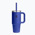 Cană Hydro Flask Travel Tumbler Clear Lid 710 ml capri blue