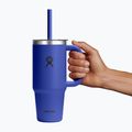 Cană Hydro Flask Travel Tumbler Clear Lid 710 ml capri blue 5