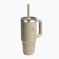 Cană Hydro Flask Travel Tumbler Clear Lid 710 ml oat 2