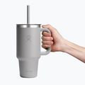 Cană termică Hydro Flask Travel Tumbler Clear Lid birch 4