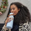 Sticlă termică Hydro Flask Wide Mouth with Flex Straw Cap 946 ml western light blue 6
