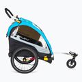 Cărucior de bicicletă pentru copii Burley D’Lite X Double, negru, BU-938101 2