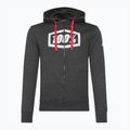 Tricou de ciclism pentru bărbați 100% Syndicate Zip Hooded Sweatshirt negru 36017-181-11