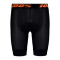 Boxeri cu căptușeală de ciclism pentru bărbați 100% Crux Liner, negru, STO-49901-001-30