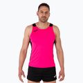 Top de alergat pentru bărbați Joma Record II fluor pink/black