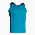Koszulka do biegania męska Joma Record II Tank Top turquoise/black 7