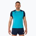Tricou de alergare pentru bărbați Joma Record II fluor turcoaz/navy
