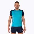 Tricou de alergare pentru bărbați Joma Record II fluor turquoise/navy 13