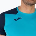 Tricou de alergare pentru bărbați Joma Record II fluor turcoaz/navy 5