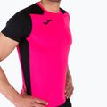 Tricou de alergare pentru bărbați Joma Record II fluor roz/negru 4