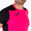 Tricou de alergare pentru bărbați Joma Record II fluor roz/negru 5