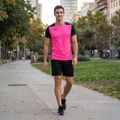 Tricou de alergare pentru bărbați Joma Record II fluor pink/black 12