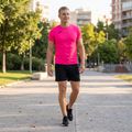 Tricou de alergare pentru bărbați Joma Record II fluor pink 8