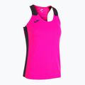 Tricou de alergare pentru femei Joma Record II Tank Top fluor pink/black 6