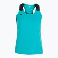 Tricou de alergare pentru femei Joma Record II Tank Top turquoise/black