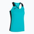 Tricou de alergare pentru femei Joma Record II Tank Top turquoise/black 3