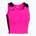 Tricou de alergare pentru femei  Joma Record II Top fluor pink/black