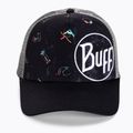 Șapcă de baseball BUFF Trucker Logo Collection Kaleat negru/gri 130516.999.30.00 4