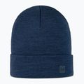 Căciulă de iarnă BUFF Heavyweight Merino Wool solid night blue