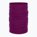 Eșarfă multifuncțională BUFF Lightweight Merino Wool solid magenta