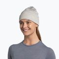 Căciulă de iarnă BUFF Heavyweight Merino Wool solid cloud 4
