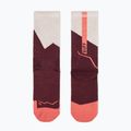 Șosete BUFF Midweight Crew wine 3
