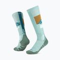 Șosete BUFF Merino Heavyweight Over The Calf sea green