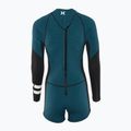 Spumă de înot pentru femei Hurley Advant Shorty Texture 2/2 mm Springsuit black/skyblue 2