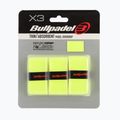 Învelișuri pentru rachete de padel Bullpadel GB-1705 Senso Absorbent 3 buc. fluor yellow