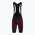Pantaloni scurți de ciclism pentru bărbați HIRU Advanced Cargo Bibshort garnet