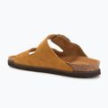 Papuci pentru femei  Genuins Hawaii Velour camel 3