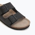 Papuci pentru femei  Genuins Hawaii Oiled Leather black 7