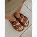 Papuci pentru femei  Genuins Galia Leather Dress camel 8