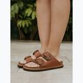 Papuci pentru femei  Genuins Galia Leather Dress camel 9