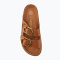 Papuci pentru femei  Genuins Galia Leather Dress camel 5