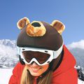 Husă pentru cască COOLCASC Teddy Bear, maro, 6 9