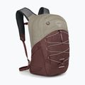 Rucsac de oraș Osprey Quasar 26 l sawdust tan/raisin red 2