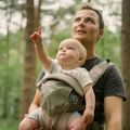 Port-bebeluș Osprey Poco Soft Child Carrier LT tan concrete 7