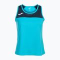 Tank top de tenis pentru femei Joma Montreal fluorescent turquoise/navy blue 7