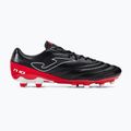 Ghete de fotbal Joma Numero-10 FG pentru bărbați, negru/roșu 2