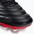 Ghete de fotbal Joma Numero-10 FG pentru bărbați, negru/roșu 7