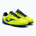 Ghete de fotbal pentru copii Joma Toledo HG lemon fluor 3